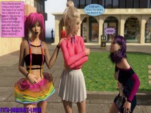 [Cómic 3D] Transformación de Adam Femboy Parte 1