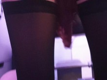 Mike siendo golpeado por el culo por TGirl Gigi