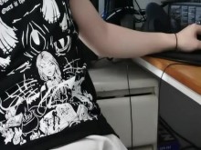 Gran polla gótica gf sopla su carga