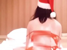 Crossdresser sissy dildo solo play