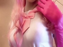 máscara femenina disfraz transformación travesti mtf 181