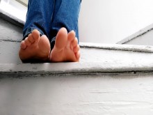 Adora mis grandes pies sucios FTM Solo POV