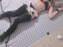 Pigeon vuelve a actualizar el vídeo, ropa de mujer + vibrador + vibrador (Parte 2)