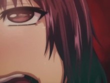 A la belleza tetona le gusta masturbarse y poner cara de Ahegao | Hentai