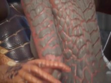 Dragon Futa engendra a Naga Slut con su amor