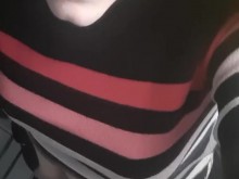 Una chica trans se la chupa a otra chica trans