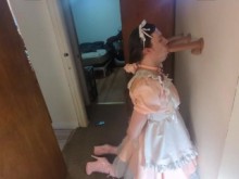 Entrenamiento de garganta de Sissy Katya