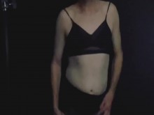 Calentamiento rápido antes de mi primera transmisión en vivo de Chaturbate